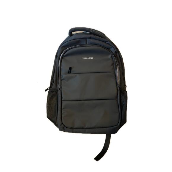 Shao Long Brand Black Padded 21L School Backpack - Picture 1 of 5
